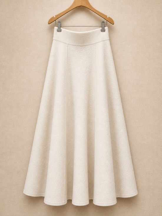 Club Monaco Dresses & Skirts - NWT Club Monaco Boiled Wool A-Line Midi Skirt | Ivory/Cream |